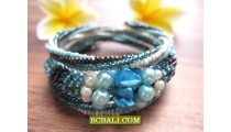 Bali Fashion Beads Cuff Bracelets Casual